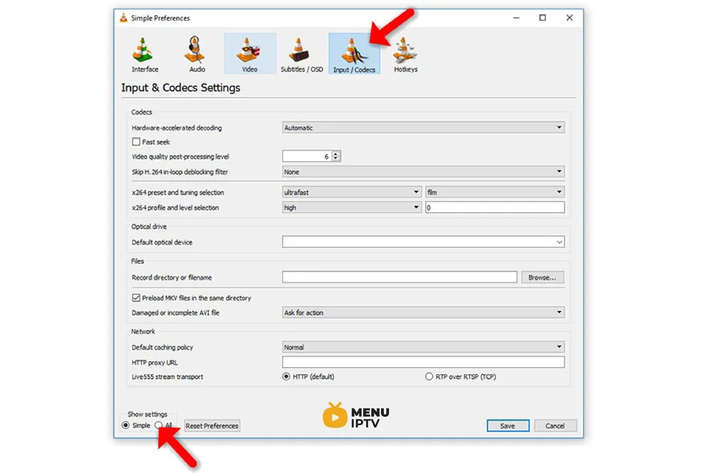 How to optimize my VLC for watching IPTV