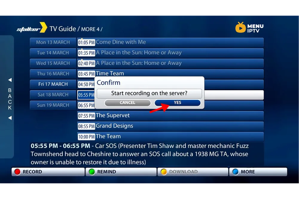 How to record IPTV on MAG Box