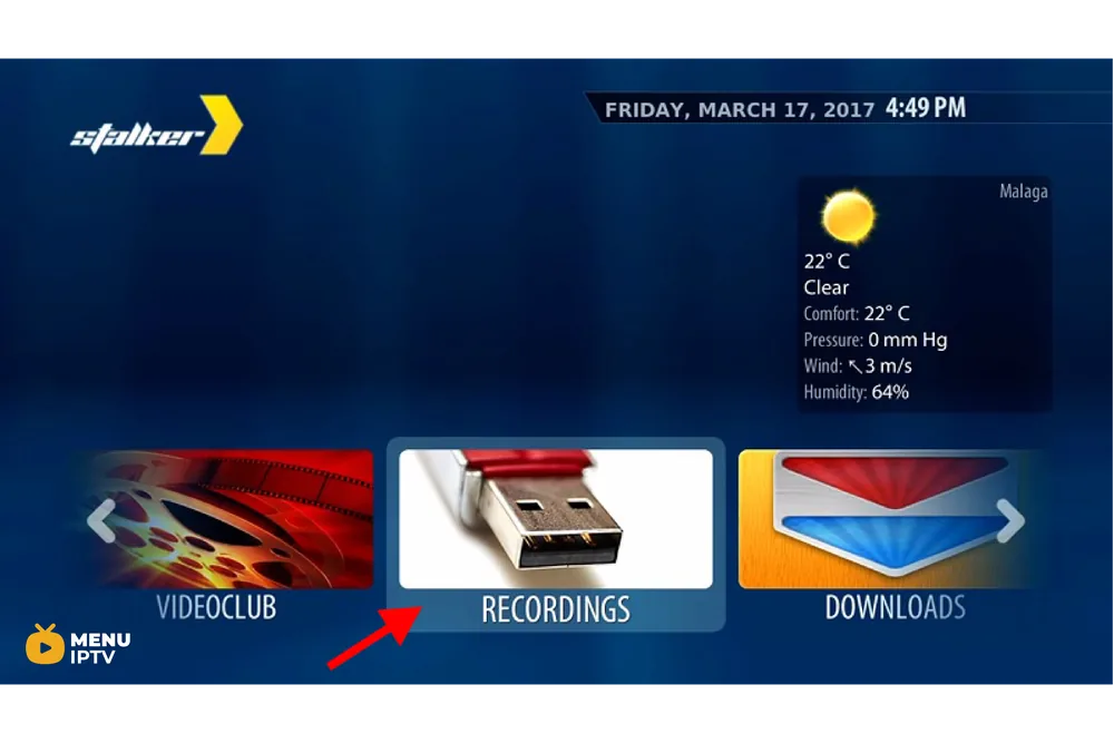 How to record IPTV on MAG Box