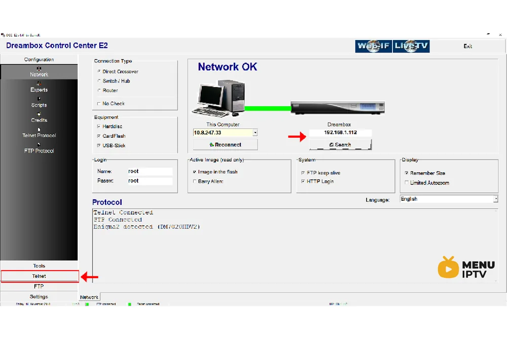 How to Setup IPTV on Enigma 2 via Autoscript