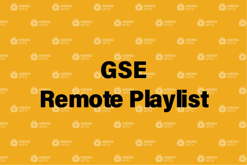 How to setup IPTV on GSE via Remote Playlist 81