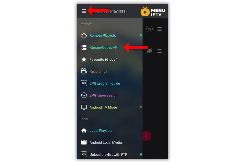 How to setup IPTV on GSE via Xtream Codes API