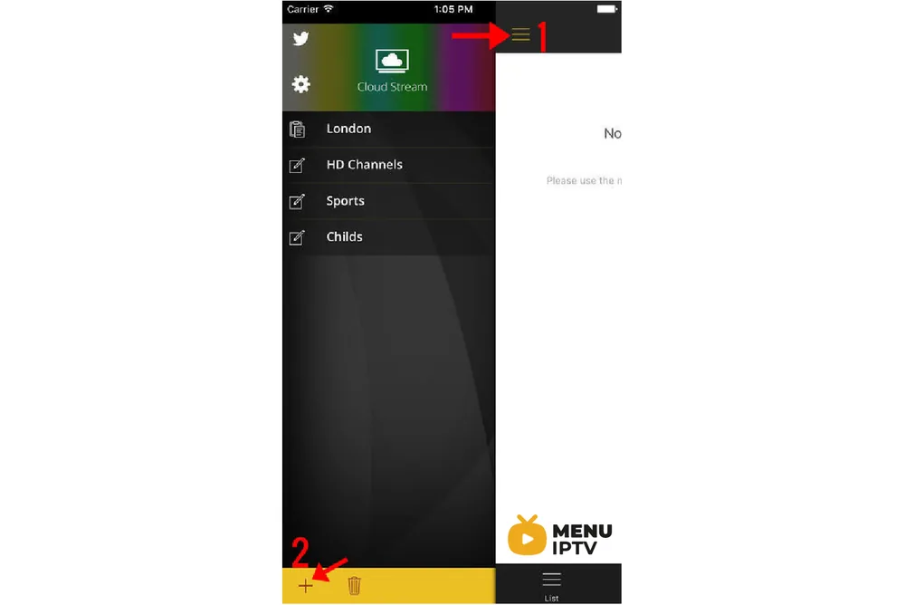 How to setup IPTV on iOS via Cloud Stream IPTV