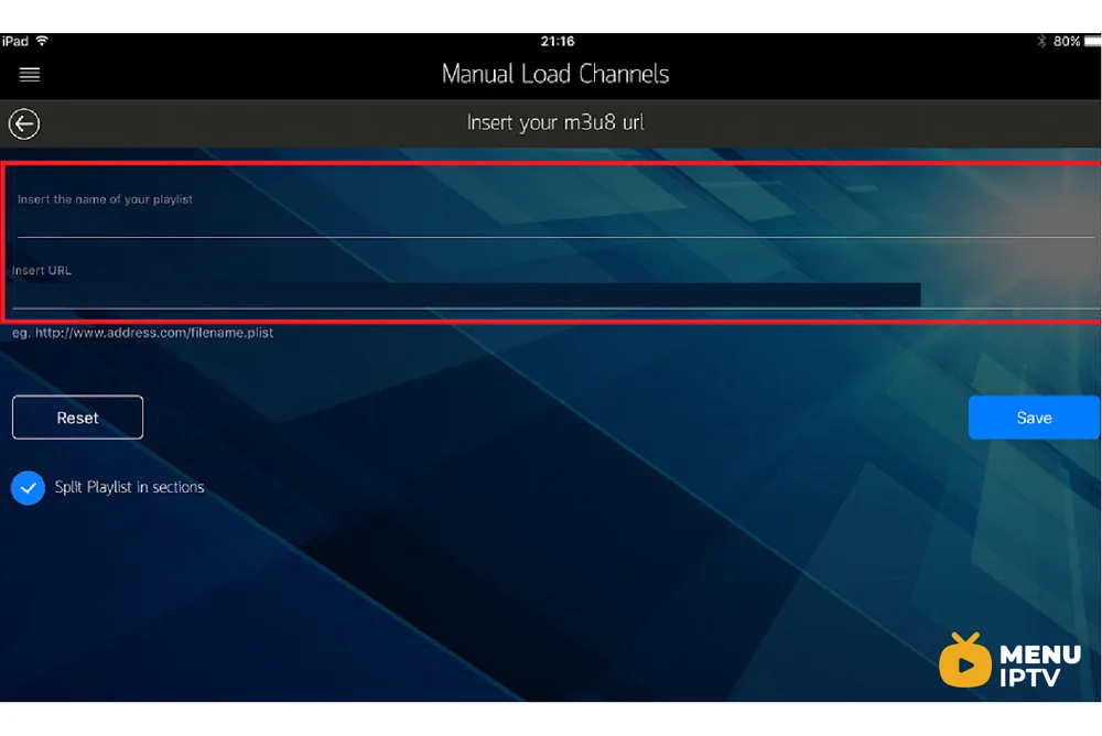 How to setup IPTV on IP Television App
