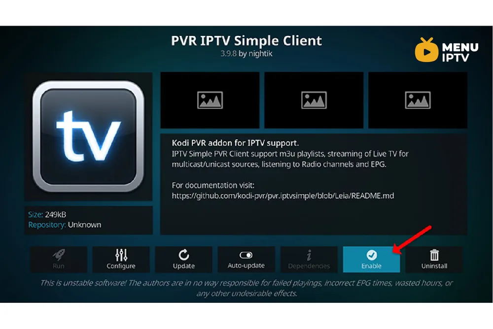 How to setup IPTV on Kodi