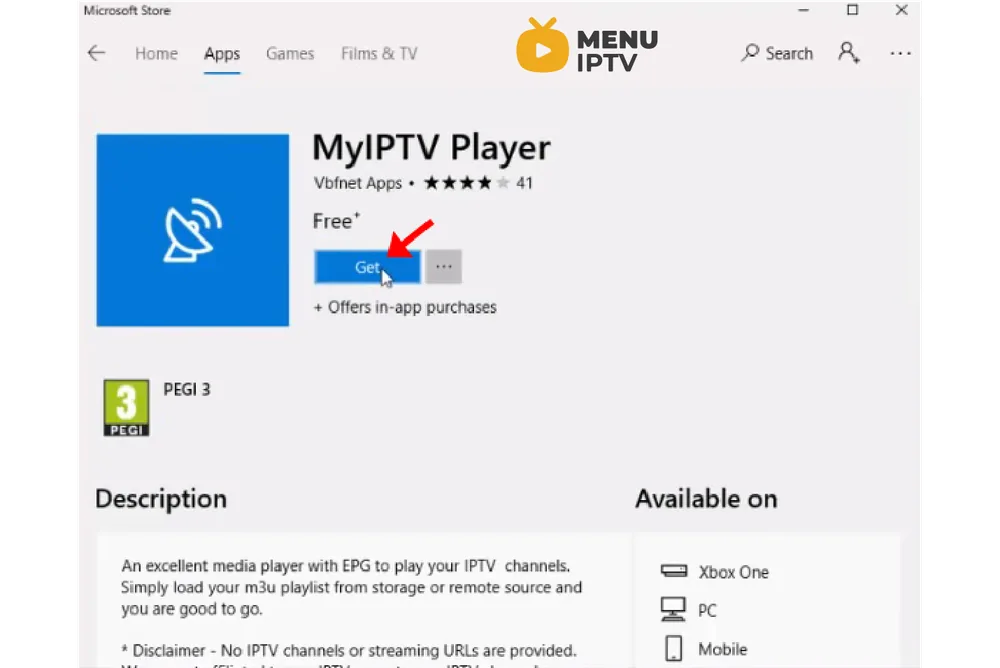 How to setup IPTV on Microsoft devices via MyIPTV Player